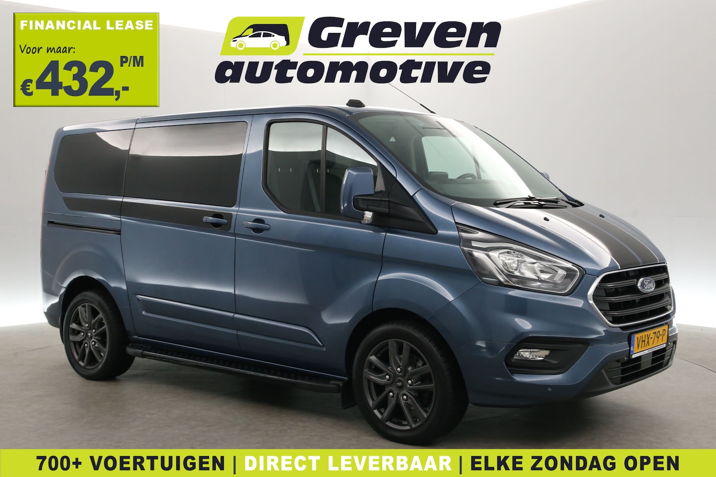 Ford Transit Custom - 2.0 TDCI L1H1 Limited | 170PK | Aut. | Airco | Cruise | Camera | Carplay | 3 Zits | Trekha - AutoWereld.nl