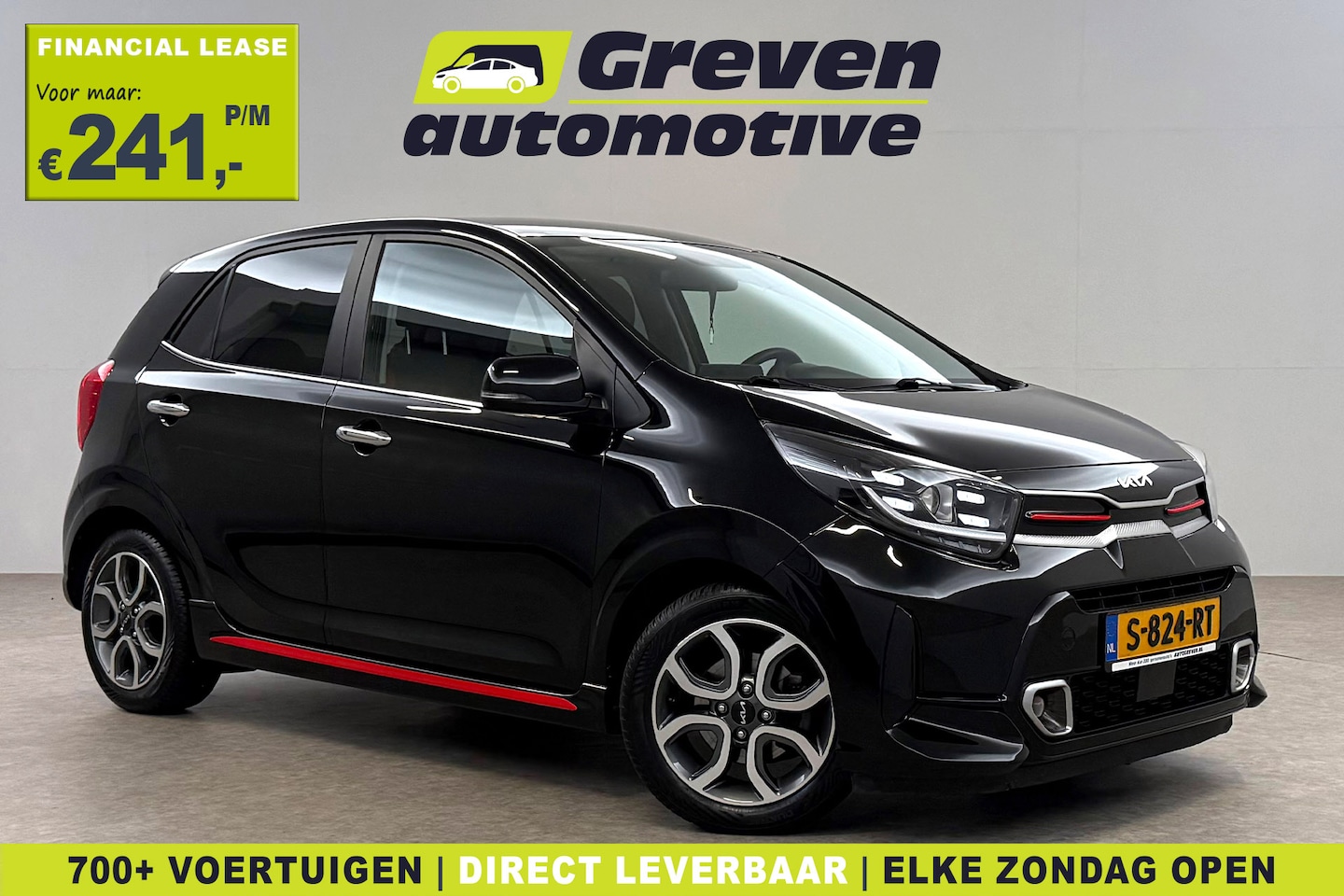 Kia Picanto - 1.0 DPi GT-Line | Camera | Carplay | Cruise | Keyless | Navi | Parkeersens. | LED | NAP - AutoWereld.nl