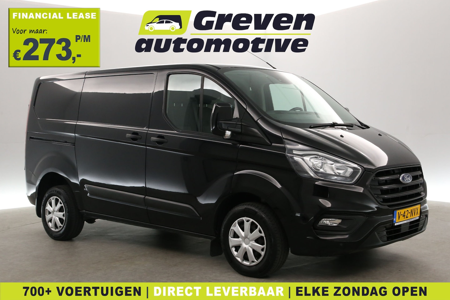 Ford Transit Custom - 2.0 TDCI L1H1 | Airco | Cruise | Trekhaak | 3 Zits | Parkeersens. | Stoelverw. - AutoWereld.nl