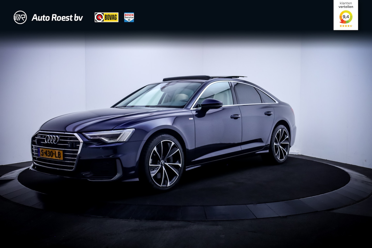 Audi A6 Limousine - 55TFSI 340Pk S-LINE Quattro EDITION NAVI | CLIMA | STOELVERW.4X | PANO | ACC | BLINDSPOT | - AutoWereld.nl