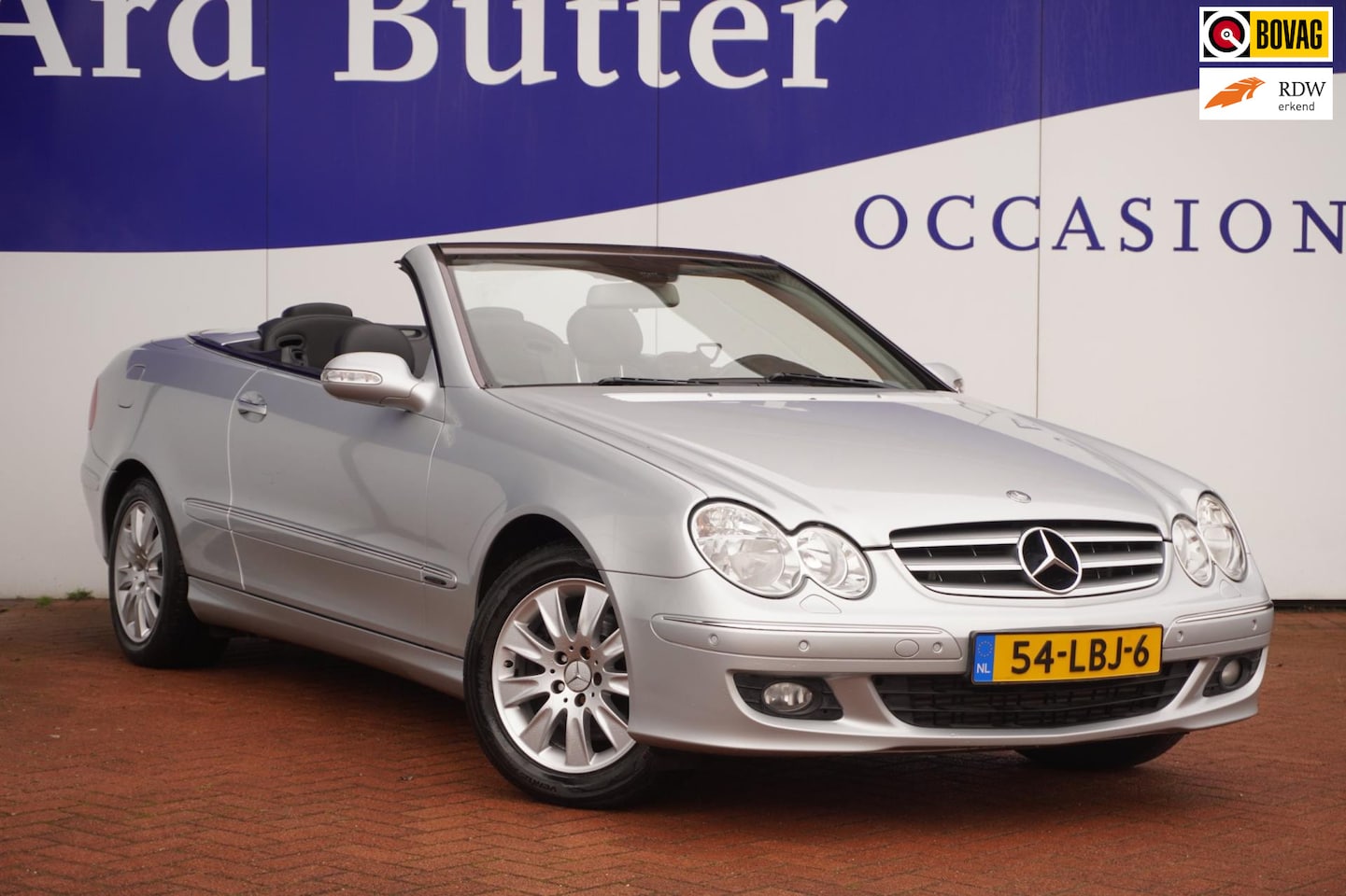 Mercedes-Benz CLK-klasse Cabrio - 200 K. Elegance / LAGE KMSTAND / PDC / Volleder / Stoelverkoel-verwarm. / = SUPER STAAT !! - AutoWereld.nl
