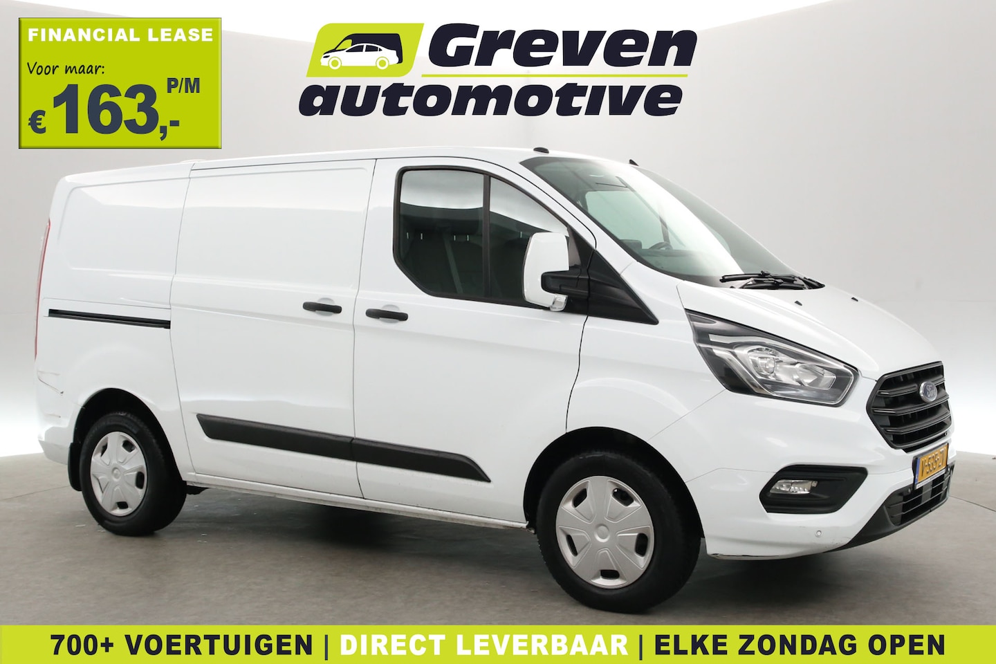Ford Transit Custom - 2.0 TDCI L1H1 | Airco | Cruise | 3 Zits | 2xSchuifdeur | Trekhaak | Parkeersens. - AutoWereld.nl