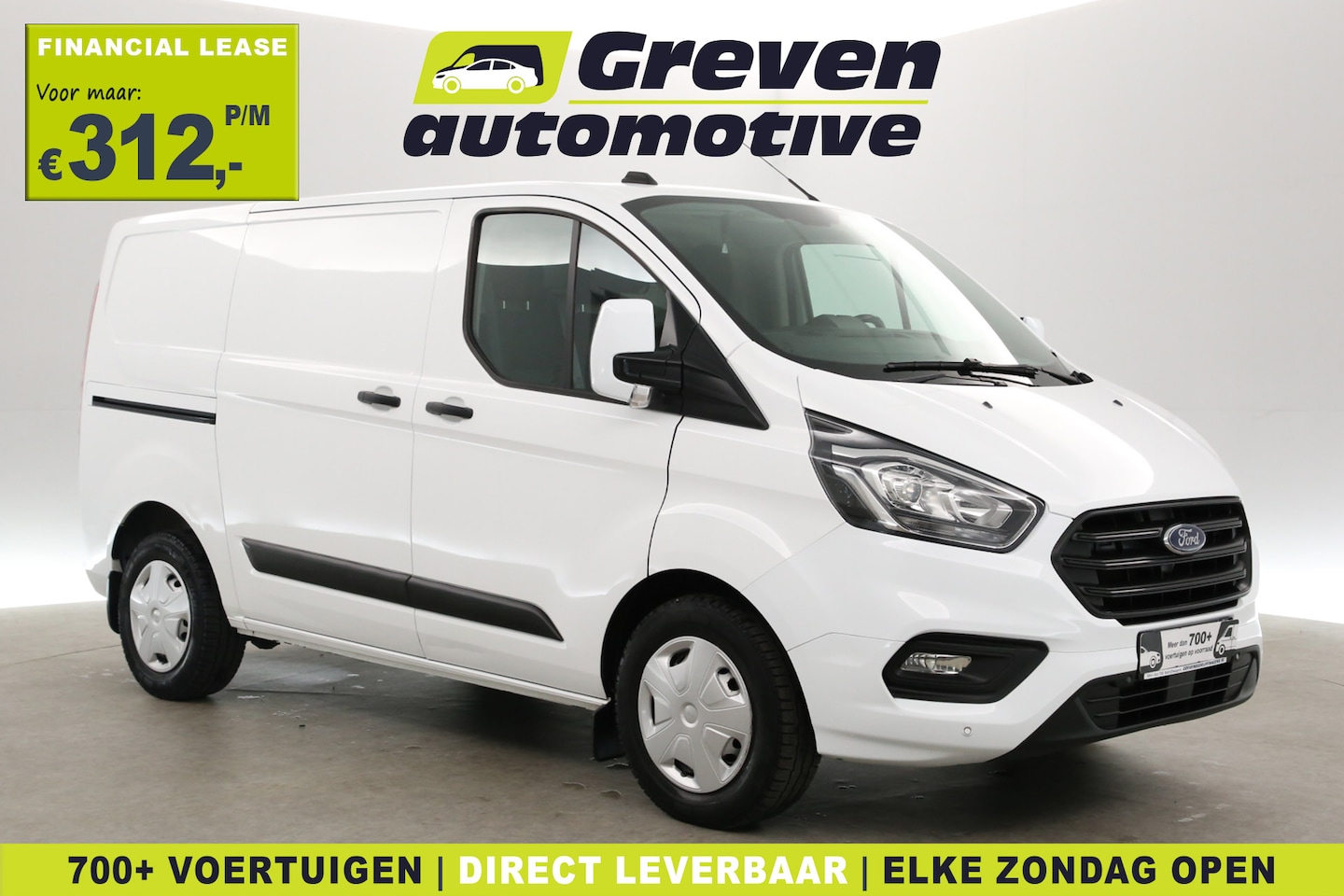 Ford Transit Custom - 2.0 TDCI L1H1 | Aut. | Airco | Cruise | 3 Zits | Parkeersens. | Stoelverw. - AutoWereld.nl