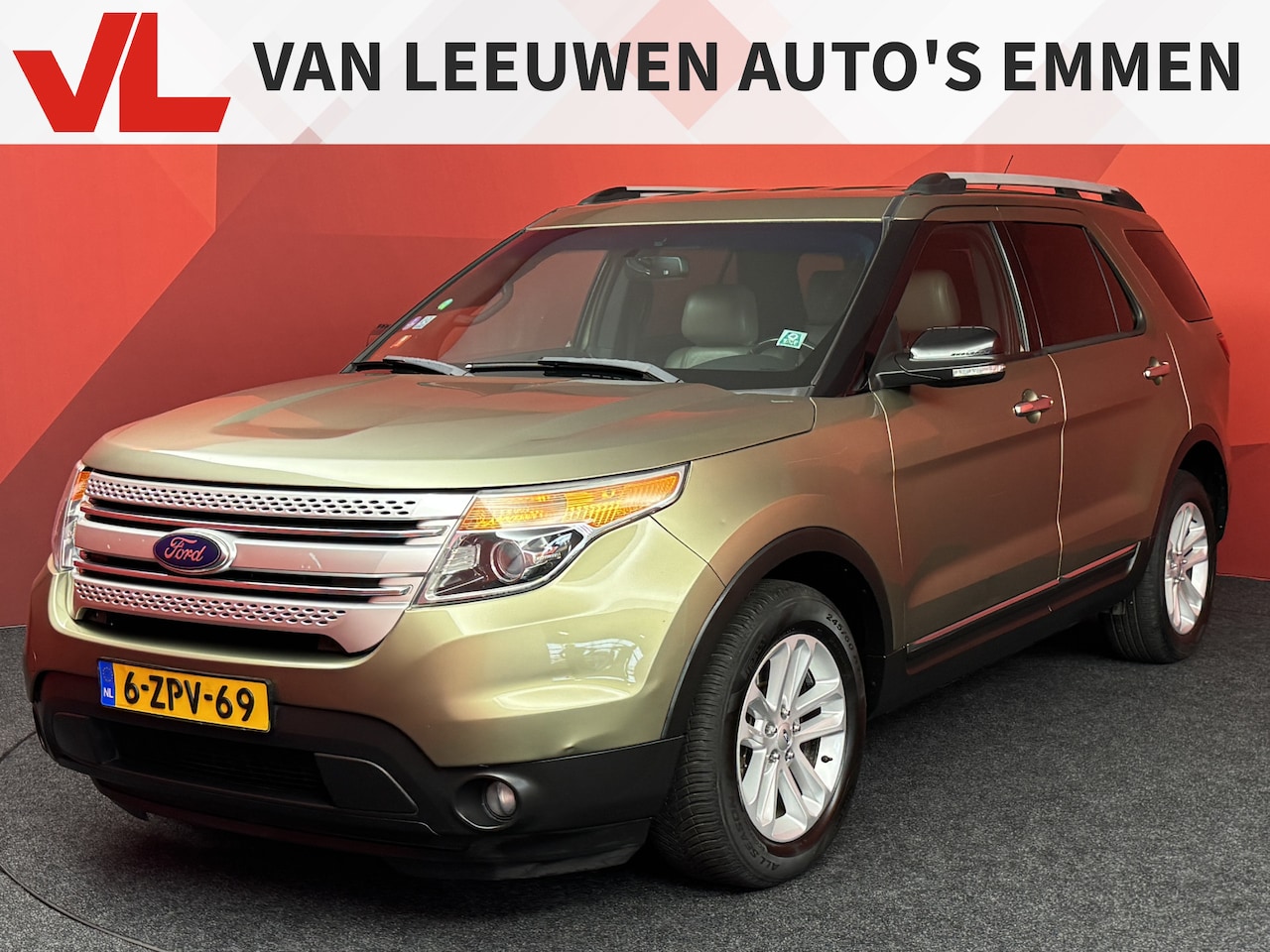 Ford Explorer - 3.5 V6 | 7 Persoons | Leer | Camera | Automaat | APK 17-10-2026 - AutoWereld.nl