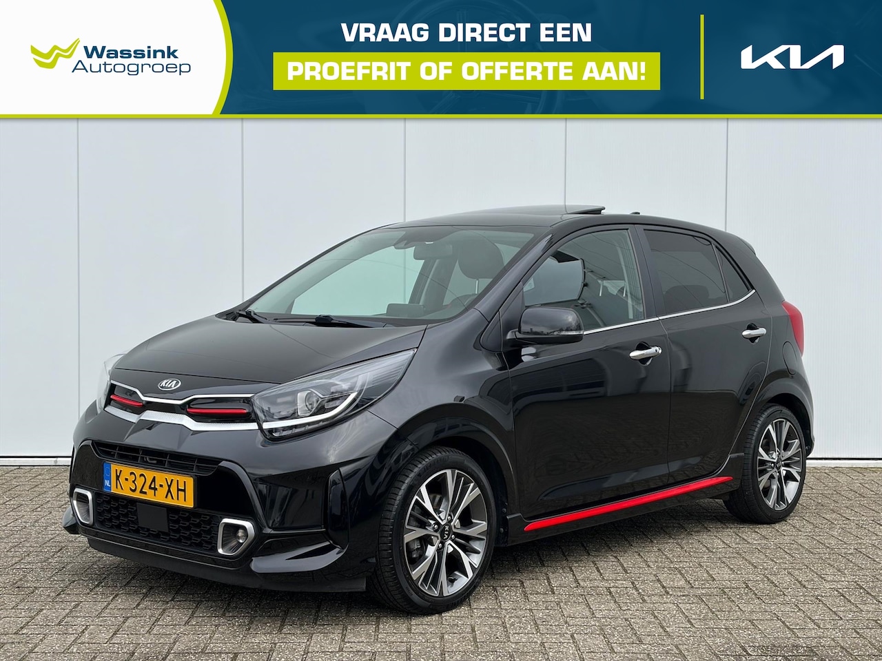 Kia Picanto - 1.0 T-GDi 100pk 5-zits GT-Line | Lane Keeping | Schuif- Kanteldak | Cruise Control | Clima - AutoWereld.nl