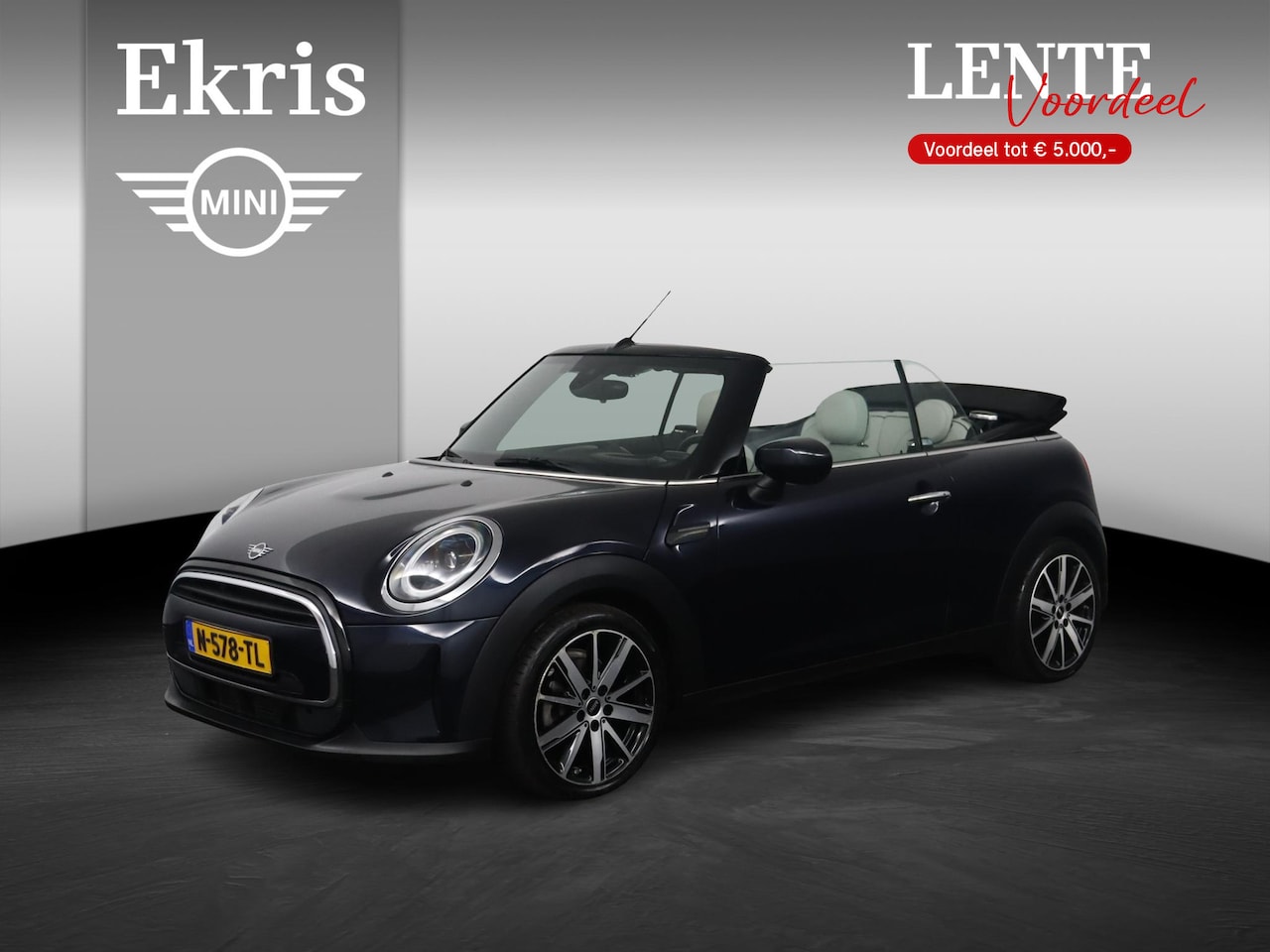 MINI Cabrio - 1.5 Cooper Classic | Comfort Access | Achteruitrijcamera | Verwarmde voorstoelen | Head-Up - AutoWereld.nl