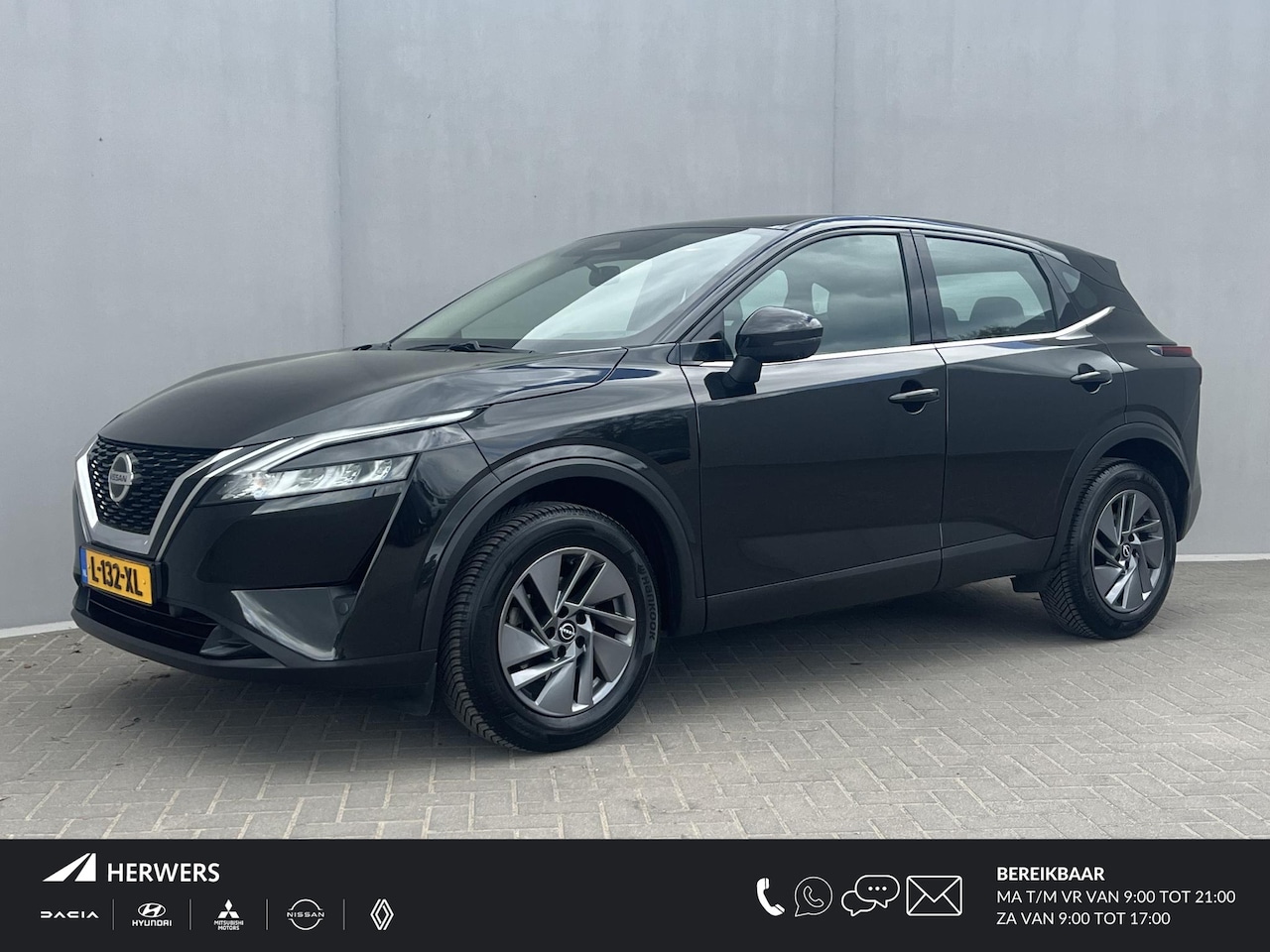 Nissan Qashqai - 1.3 MHEV Acenta / Trekhaak (1400 KG) / 17" Lichtmetalen Velgen / Apple Carplay & Android A - AutoWereld.nl