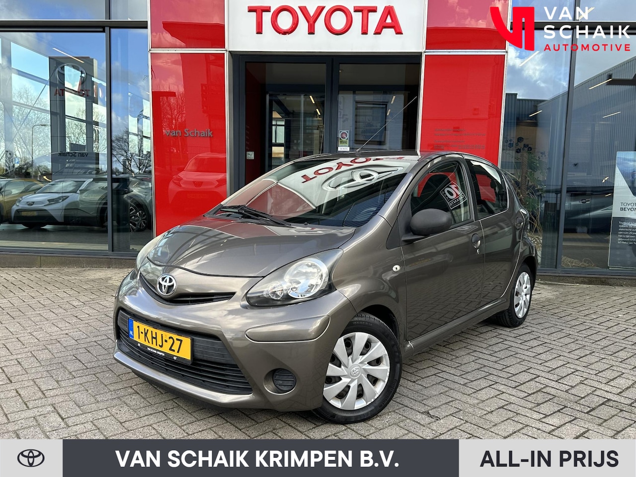 Toyota Aygo - 1.0 VVT-i Comfort Airco|Elekt. Pakket|1e eigenaar|Dealer onderhouden| 36.600km - AutoWereld.nl