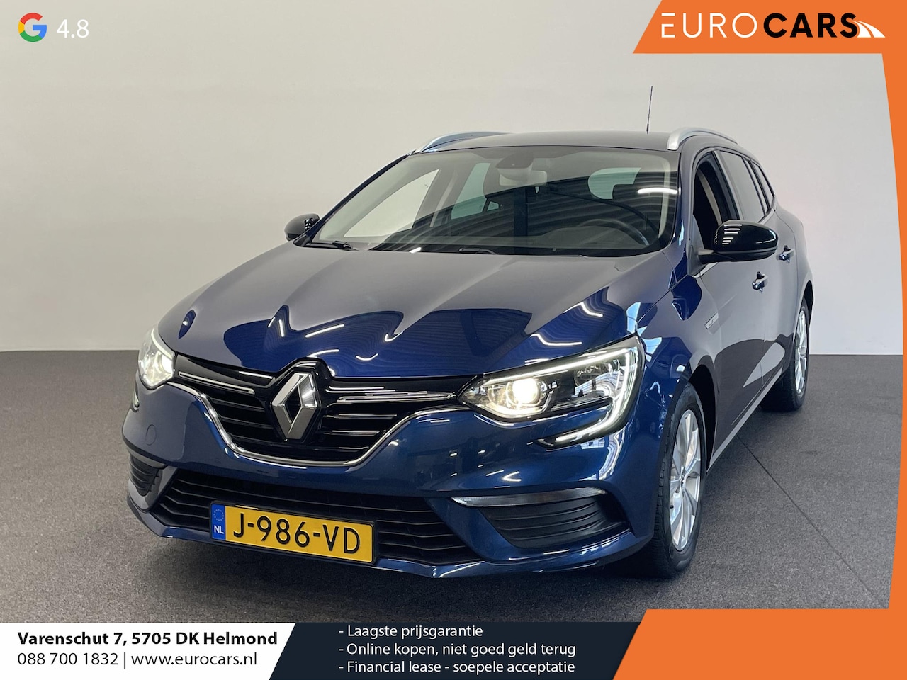 Renault Mégane Estate - 1.3 TCe Aut. Limited Airco ECC Navi Carplay Trekhaak PDC Cruise Control Full LED - AutoWereld.nl