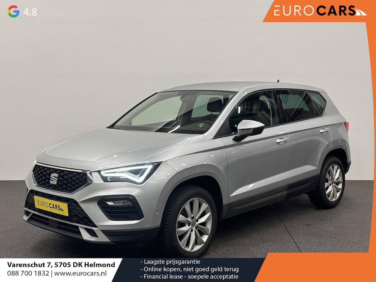 SEAT Ateca - 1.5 TSI Style Aut. DSG-7 Airco ECC Carplay Navi Winterpack Cruise Control Fill LED Ambient - AutoWereld.nl
