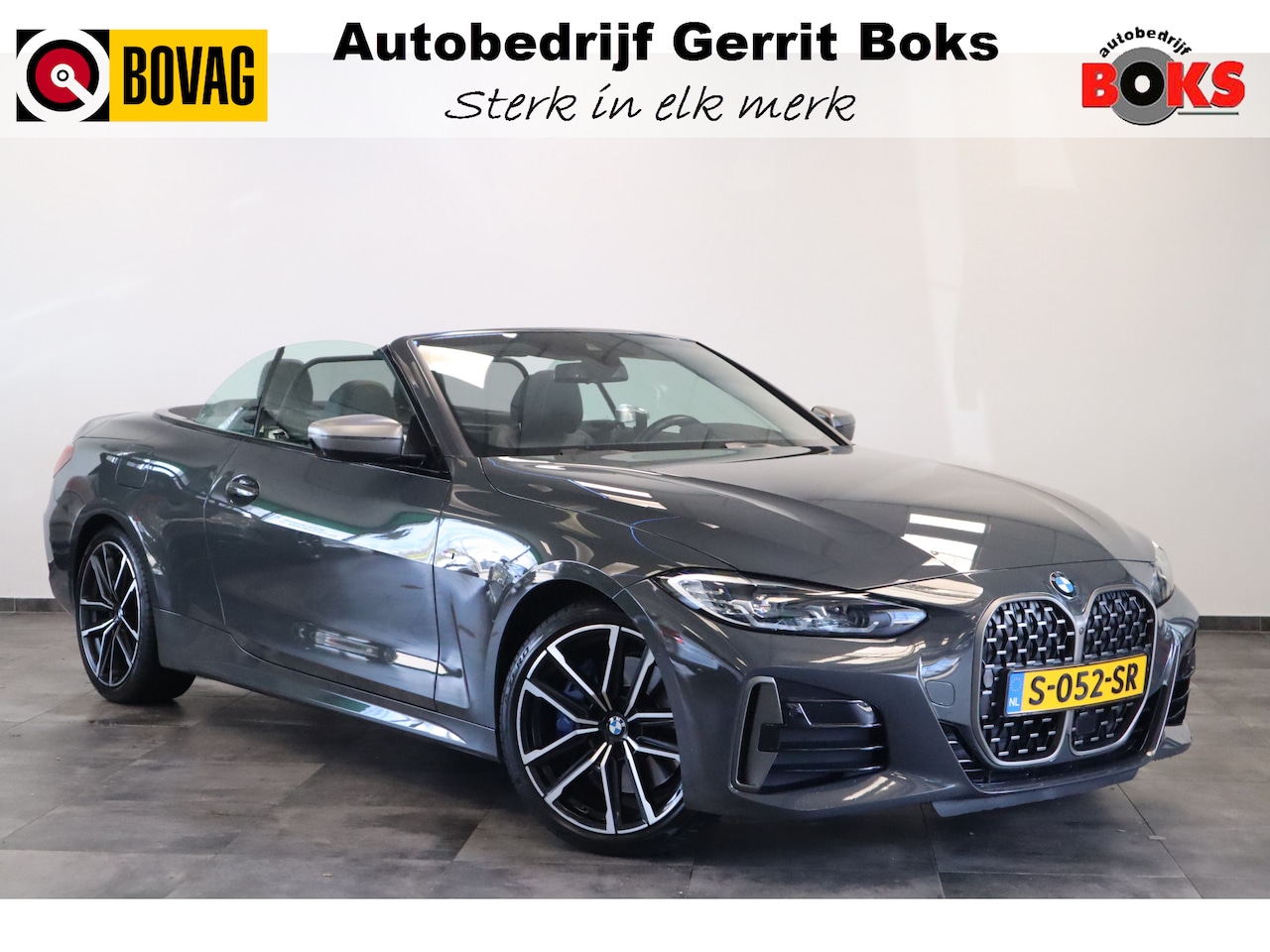 BMW 4-serie Cabrio - M440i xDrive High-Executive 374PK Individueel-lak Navigatie  Volleder 19LMV Head up - AutoWereld.nl