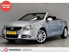 Volkswagen Eos - 2.0-16v FSI/ D-Riem Verv. 194.000KM/ Cabrio/ Schuif-Kanteldak/ LEDER-Sportstoelen/ 17''LMV