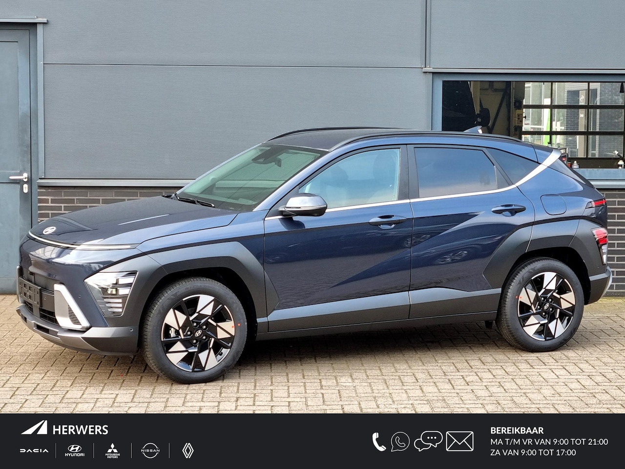 Hyundai Kona - 1.6 GDI HEV Premium / €2500,- Voordeel / Direct Leverbaar / Stoelverkoeling / Stuurverwarm - AutoWereld.nl