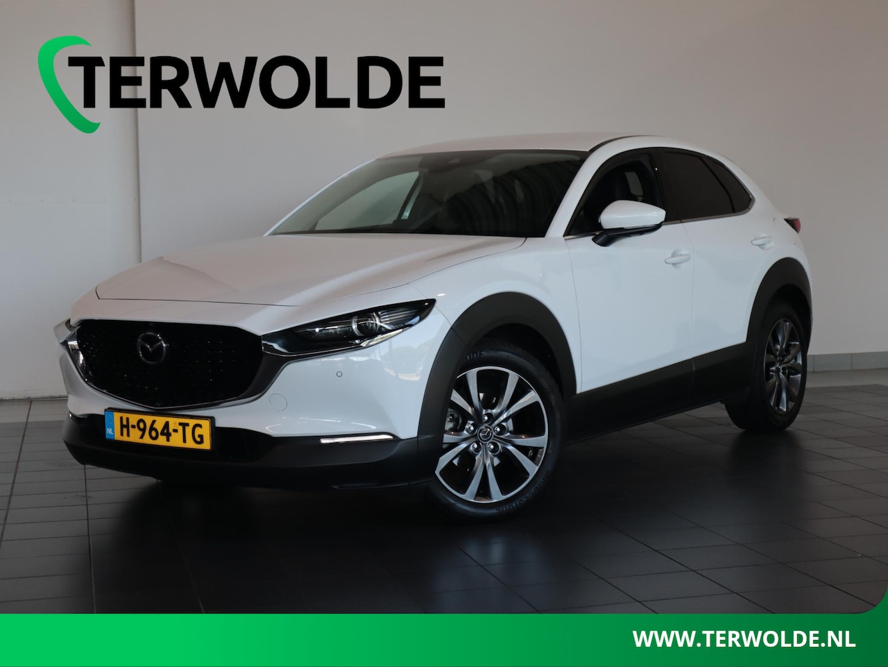 Mazda CX-30 - 2.0 e-SkyActiv-X M Hybrid Luxury | i-Activesense Pack | Lederen Bekl. | Adapt. Cruise | - AutoWereld.nl