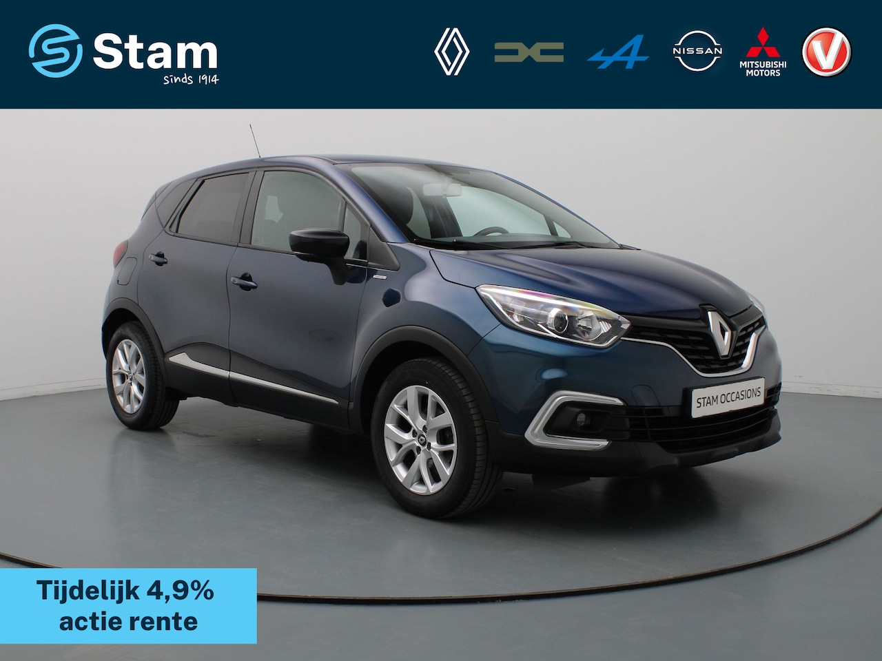 Renault Captur - 90pk TCe Limited Airco | Cruise | Navi | Parkeersens. achter - AutoWereld.nl