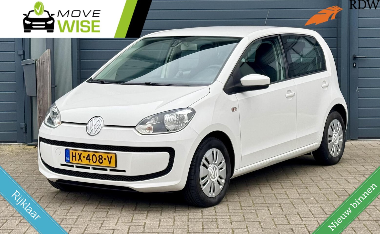 Volkswagen Up! - 1.0 move up! BlueMotion | Rijklaar | 2016 | Zuinig | 5 Deurs | Airco | - AutoWereld.nl