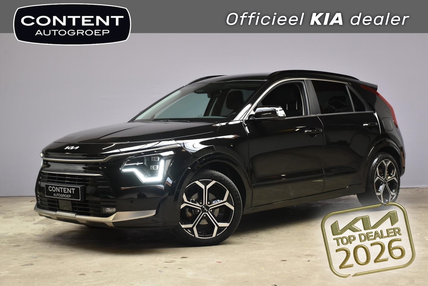 Kia Niro - 1.6 Hybrid DynamicPlusLine Edition |Navi |Leder |Stoelverwarming - AutoWereld.nl