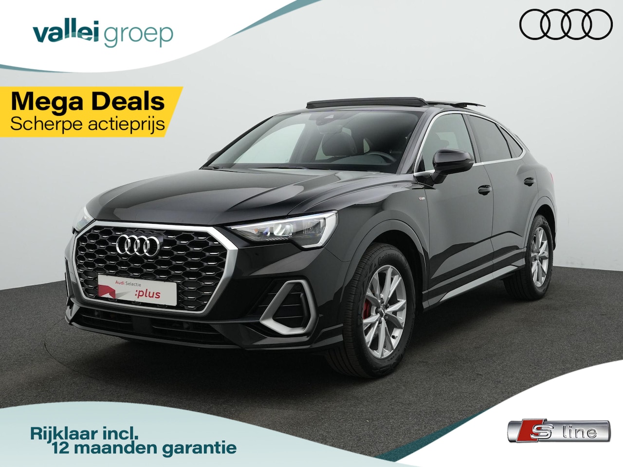 Audi Q3 Sportback - 35 TFSI 150 pk S-tronic S-Line | Panoramadak | Trekhaak | Achteruitrijcamera | Navigatie | - AutoWereld.nl
