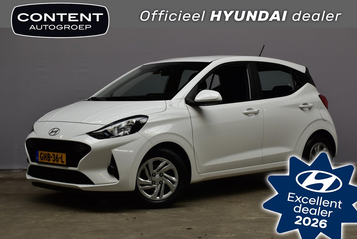 Hyundai i10 - 1.0i Comfort Smart I Navi + Camera I Airco I Cruise contr. - AutoWereld.nl