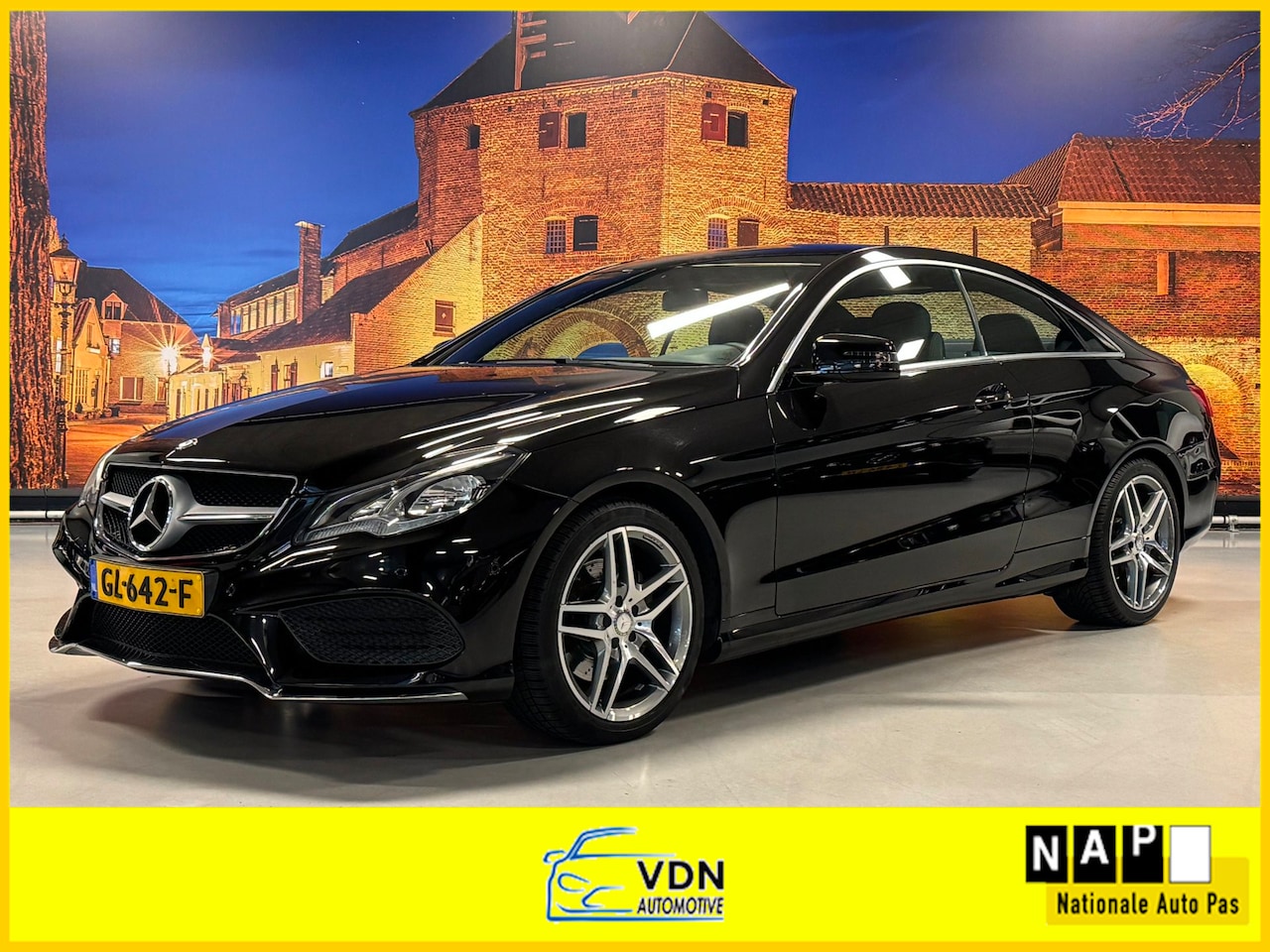 Mercedes-Benz E-klasse Coupé - 200 Edition Sport AMG Aut Leer - AutoWereld.nl