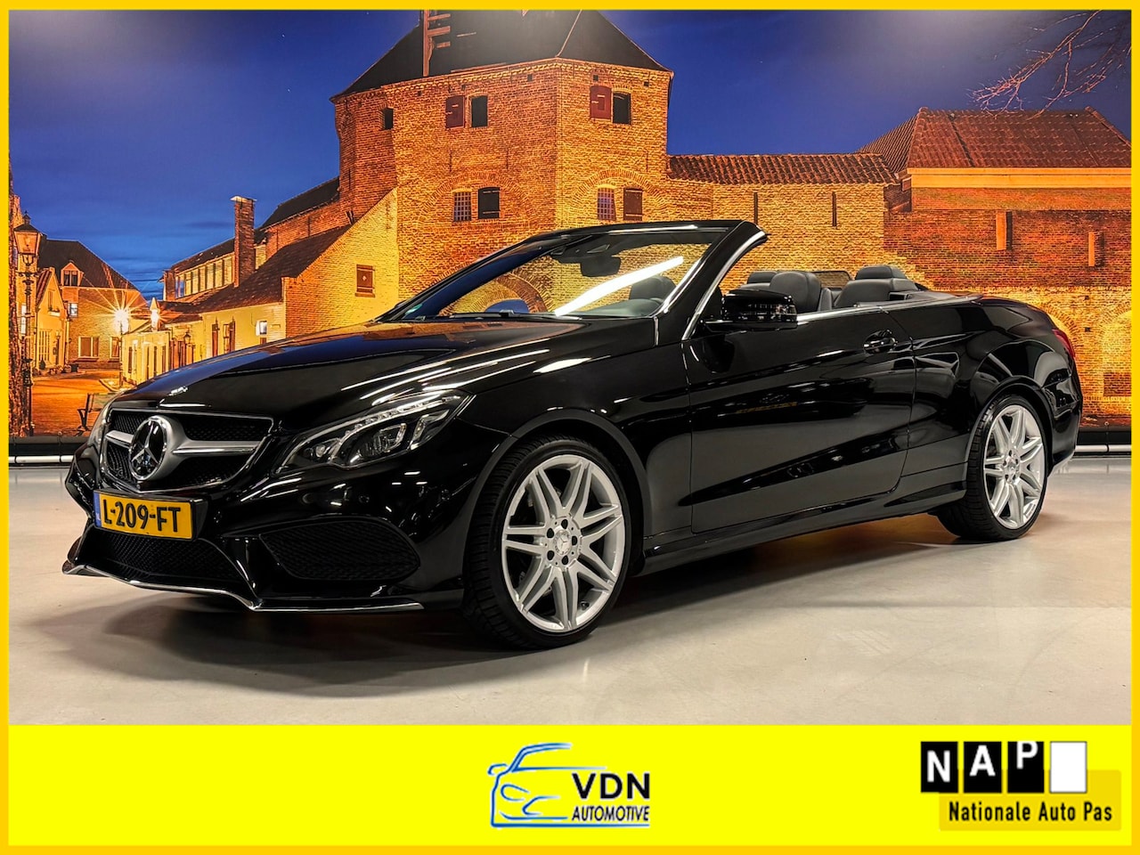 Mercedes-Benz E-klasse Cabrio - 400 Edition Sport AMG Aut Leer H/K - AutoWereld.nl