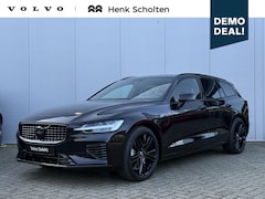 Volvo V60 - T6 Automaat AWD Plus Black Edition | Nappa Leder/Open Grid Charcoal sportstoelen | 19 inch