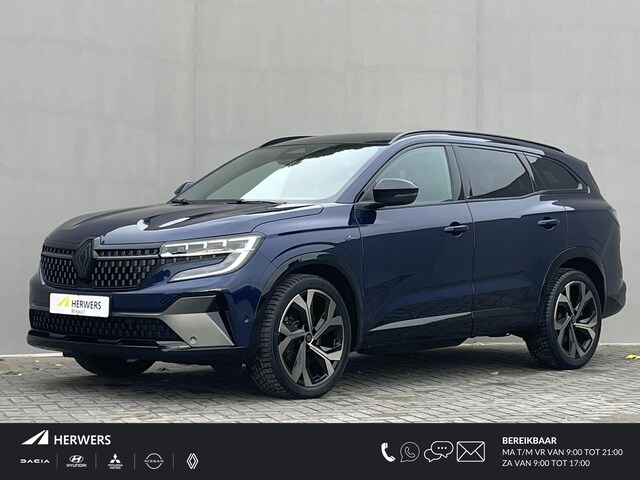 Bij de Renault Espace moet je bijbetalen voor minder