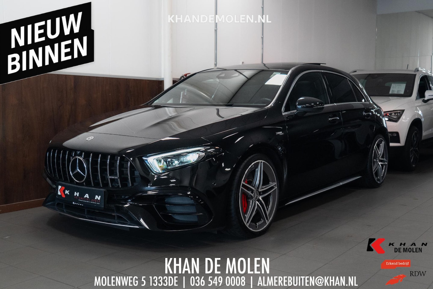 Mercedes-Benz A-klasse - AMG 45 S 4MATIC+ ED.1|VOL|PANO|HUD|LEDER|PERFORMANCE|STOELKOELING - AutoWereld.nl