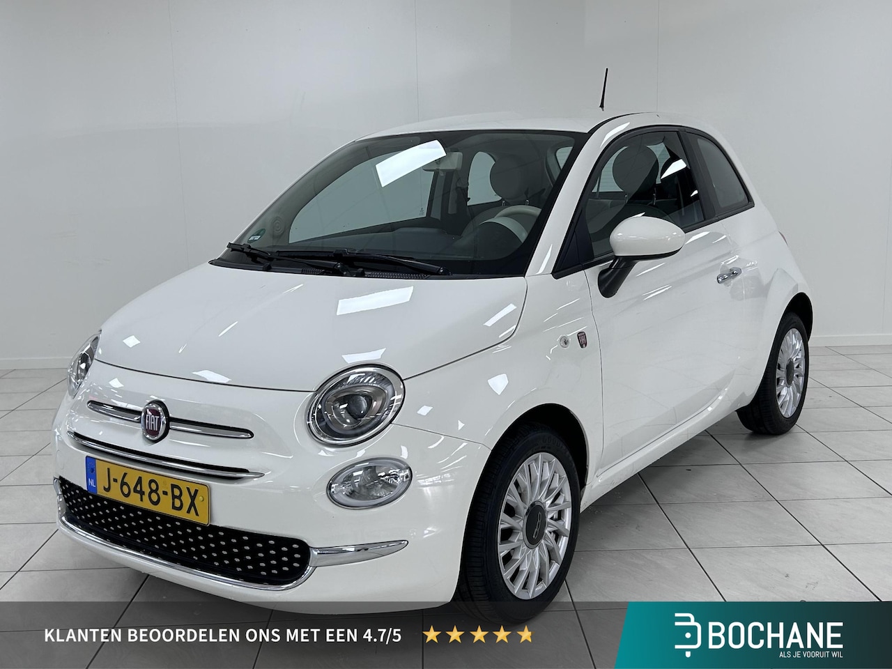 Fiat 500 - 1.0 Hybrid Lounge AIRCONDITIONING | CARPLAY | LICHTMETALEN VELGEN | CRUISE CONTROL - AutoWereld.nl