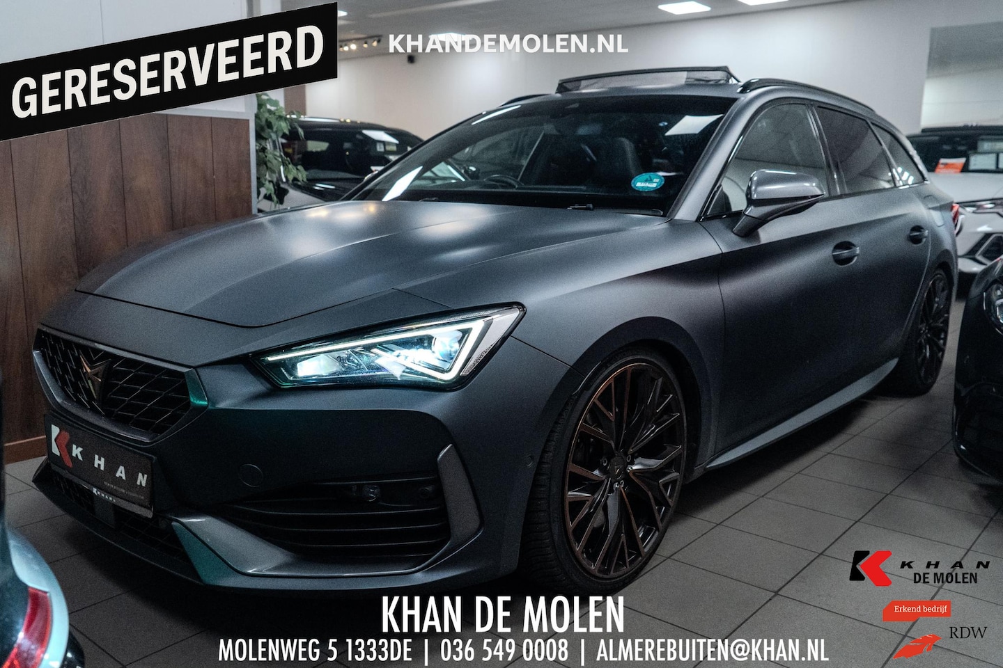 CUPRA Leon Sportstourer - 1.4 e-Hybrid 245 VOL|Pano|Memory|Elektr. Achterklep - AutoWereld.nl