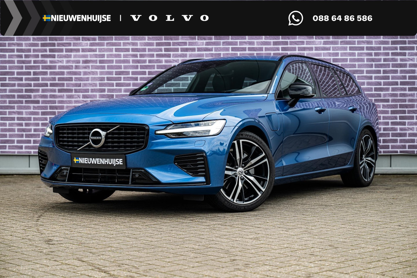 Volvo V60 - 2.0 T6 Recharge AWD R-Design | Trekhaak | Adaptive Cruise Control | BLIS | Memory Seats | - AutoWereld.nl