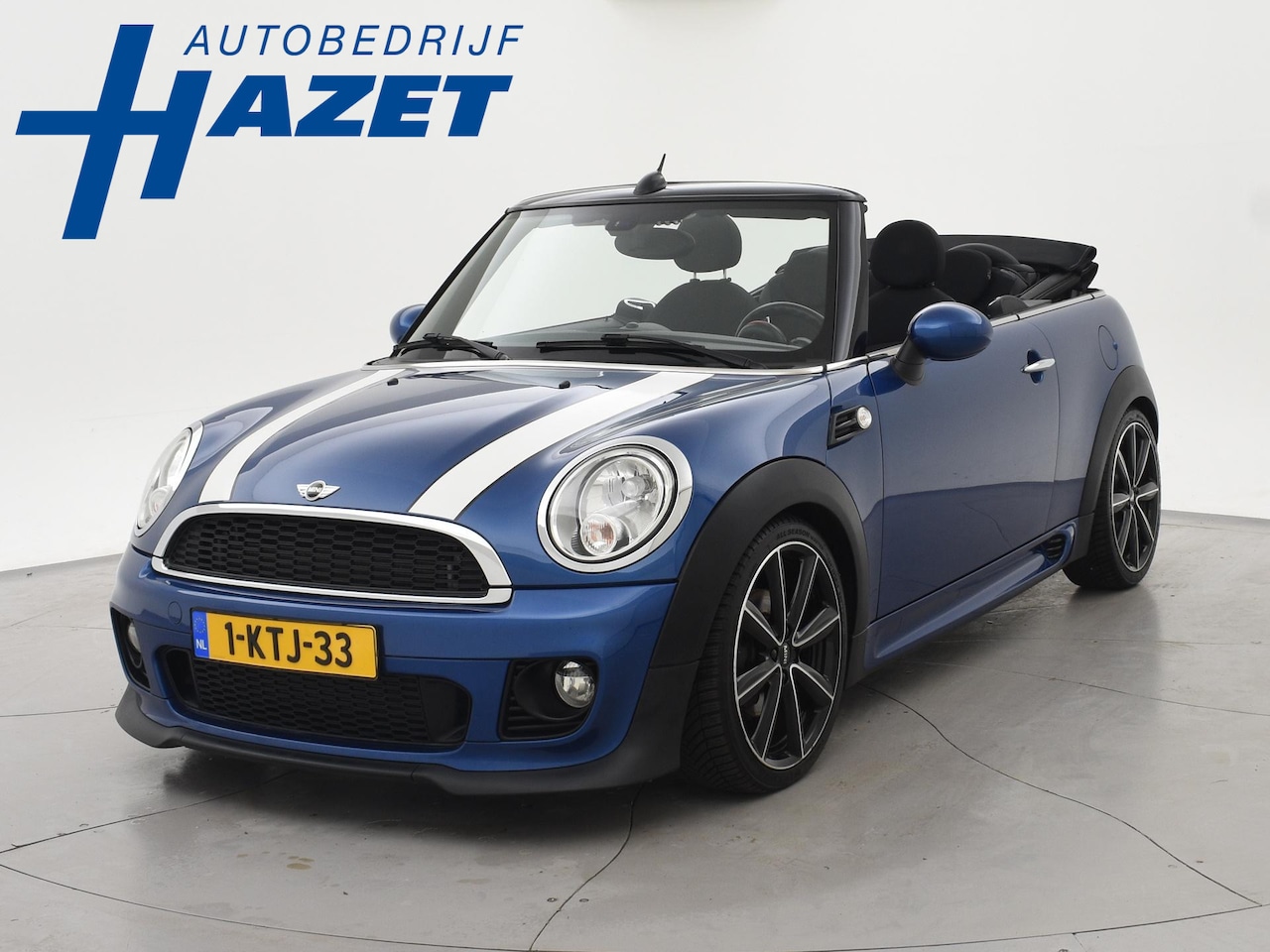 MINI Cabrio - Mini 1.6 COOPER 122 PK 6-BAK JOHN COOPER WORKS PAKKET + STOELVERWARMING | 18 INCH | NAVIGA - AutoWereld.nl