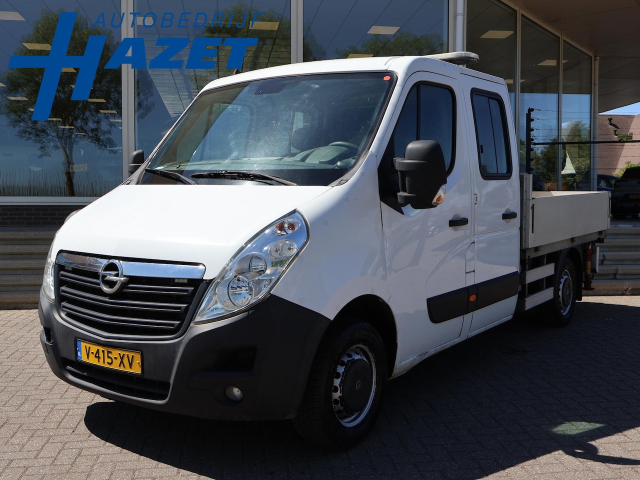 Opel Movano - 2.3 CDTI BITURBO 145 PK HIAB 017T LAADKRAAN OPEN LAADBAK PICK-UP - AutoWereld.nl