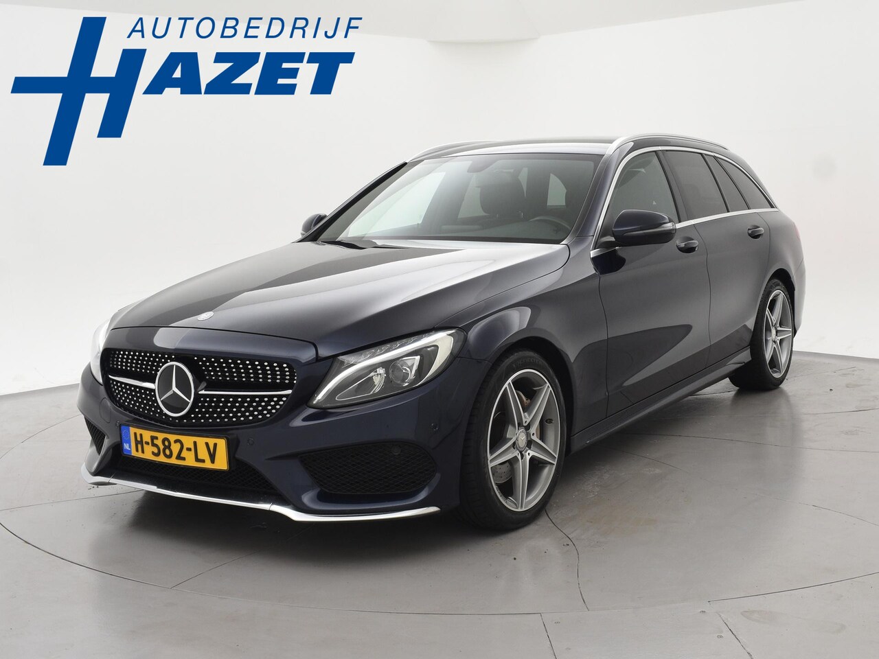 Mercedes-Benz C-klasse Estate - 180 CDI AMG SPORT *CAVANSITE BLUE* + SPORTSTOELEN | LED | STOELVERW. | 18 INCH LMV - AutoWereld.nl