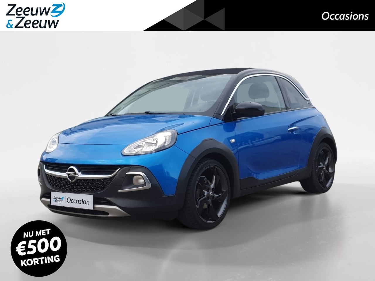 Opel ADAM - 1.0 Turbo 90pk Rocks BlitZ | Navigatie | Stoel en stuurverwarming | Elektrisch schuifdak | - AutoWereld.nl