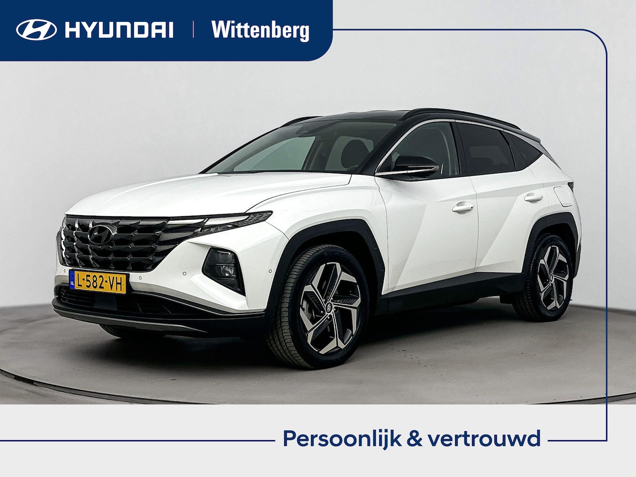 Hyundai Tucson - 1.6 T-GDI PHEV PREMIUM 4WD | TWO TONE | TREKHAAK AFNEEMBAAR | NAVI | LEDER | CLIMA | CRUIS - AutoWereld.nl