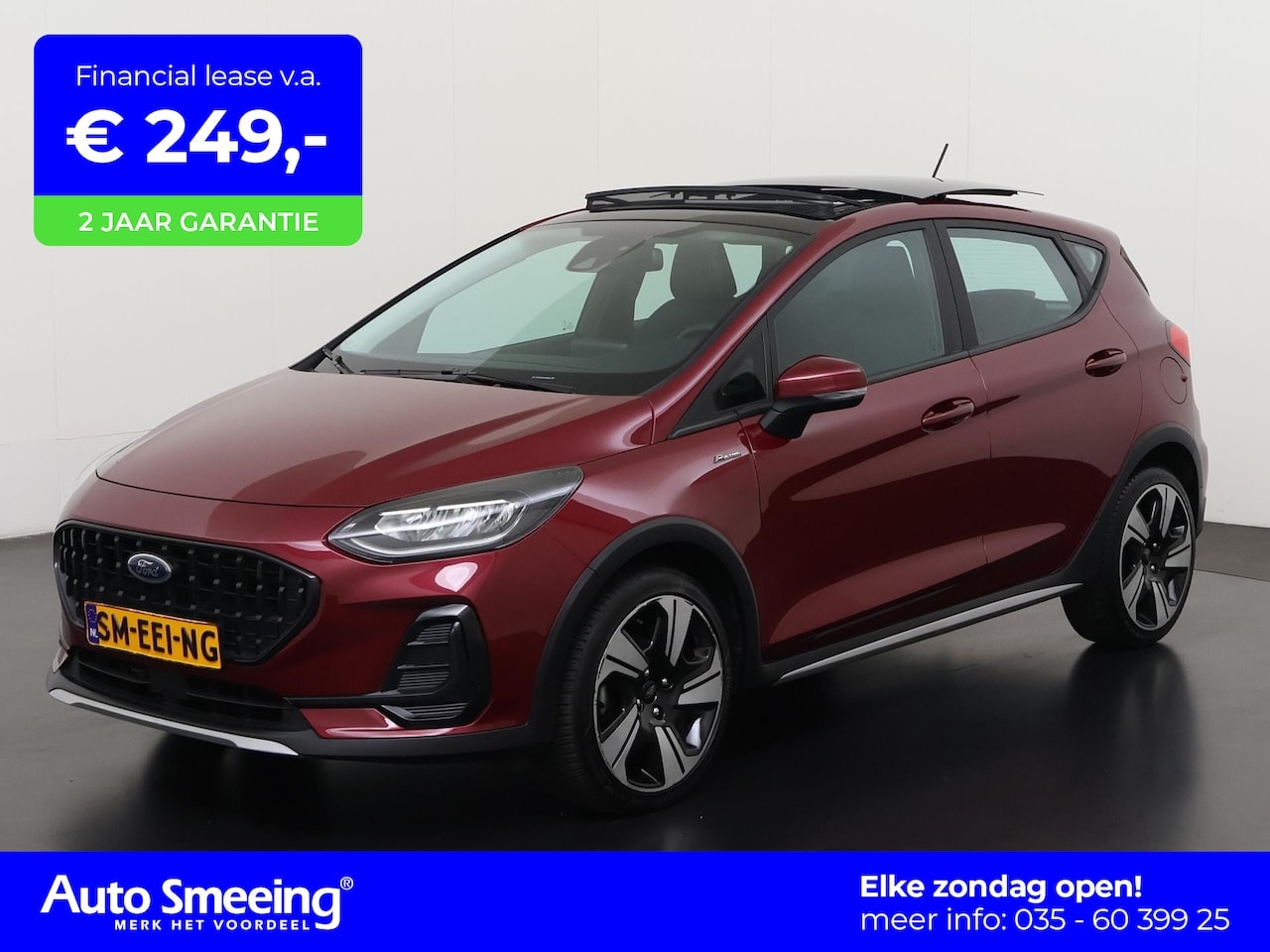 Ford Fiesta - 1.0 EcoBoost Active | Schuifdak | Zondag Open! - AutoWereld.nl