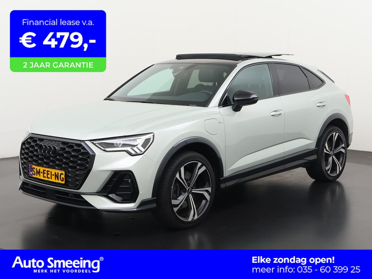 Audi Q3 Sportback - 45 TFSIe S Line Black optiek | Panoramadak | Leder/alcantara | 360 Camera | Zondag open! - AutoWereld.nl
