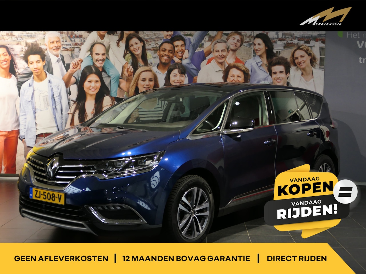 Renault Espace - 1.8 TCe Intens 7p. - Glazendak - Dodehoek - Sensor v+a - Grootlichtassistent - AutoWereld.nl