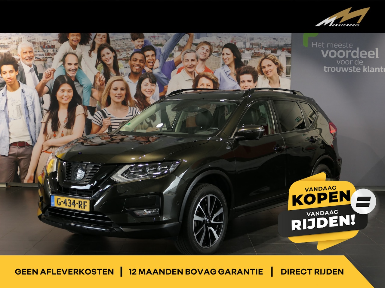 Nissan X-Trail - 1.3 DIG-T Tekna *AUTOMAAT* *Aanhangergewicht geremd 1500 kg* - Elektrisch glazen panoramad - AutoWereld.nl
