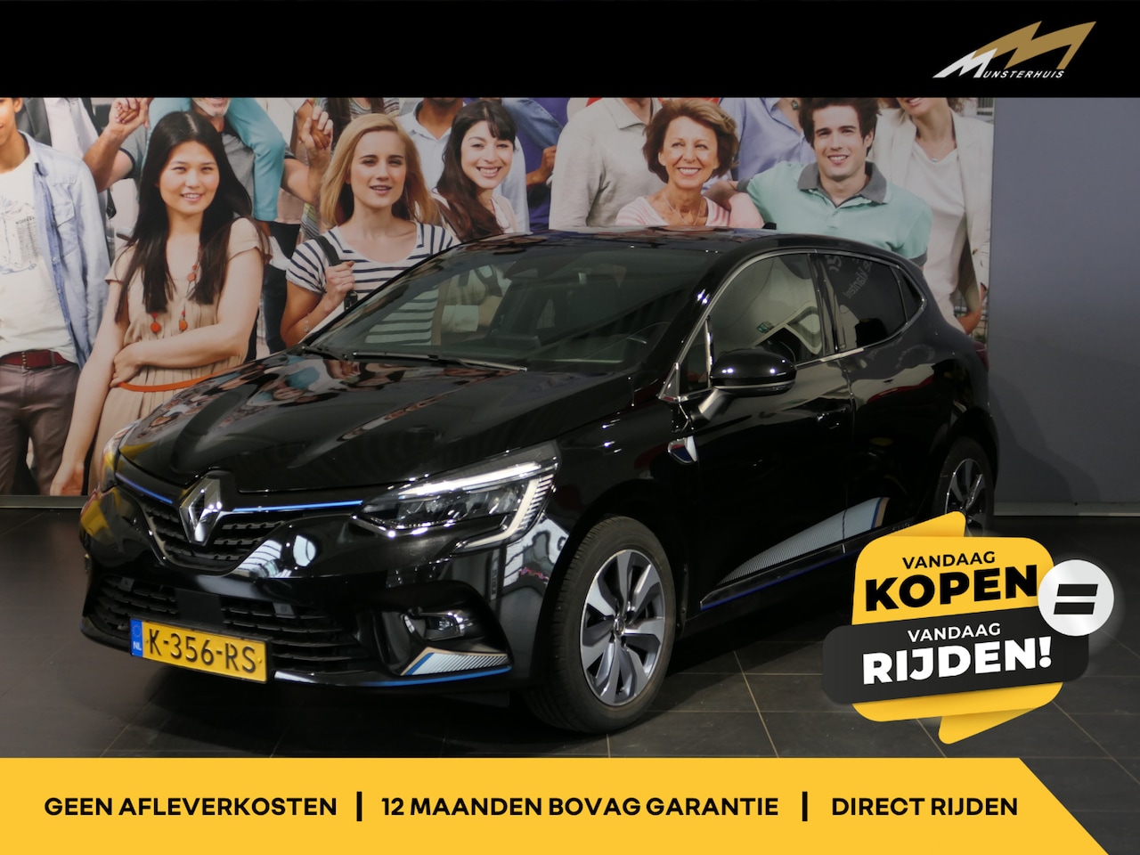 Renault Clio - 1.6 E-Tech Hybrid 140 Série Limitee - Clima - Keyless entry/start - Navi - Sensor achter - AutoWereld.nl