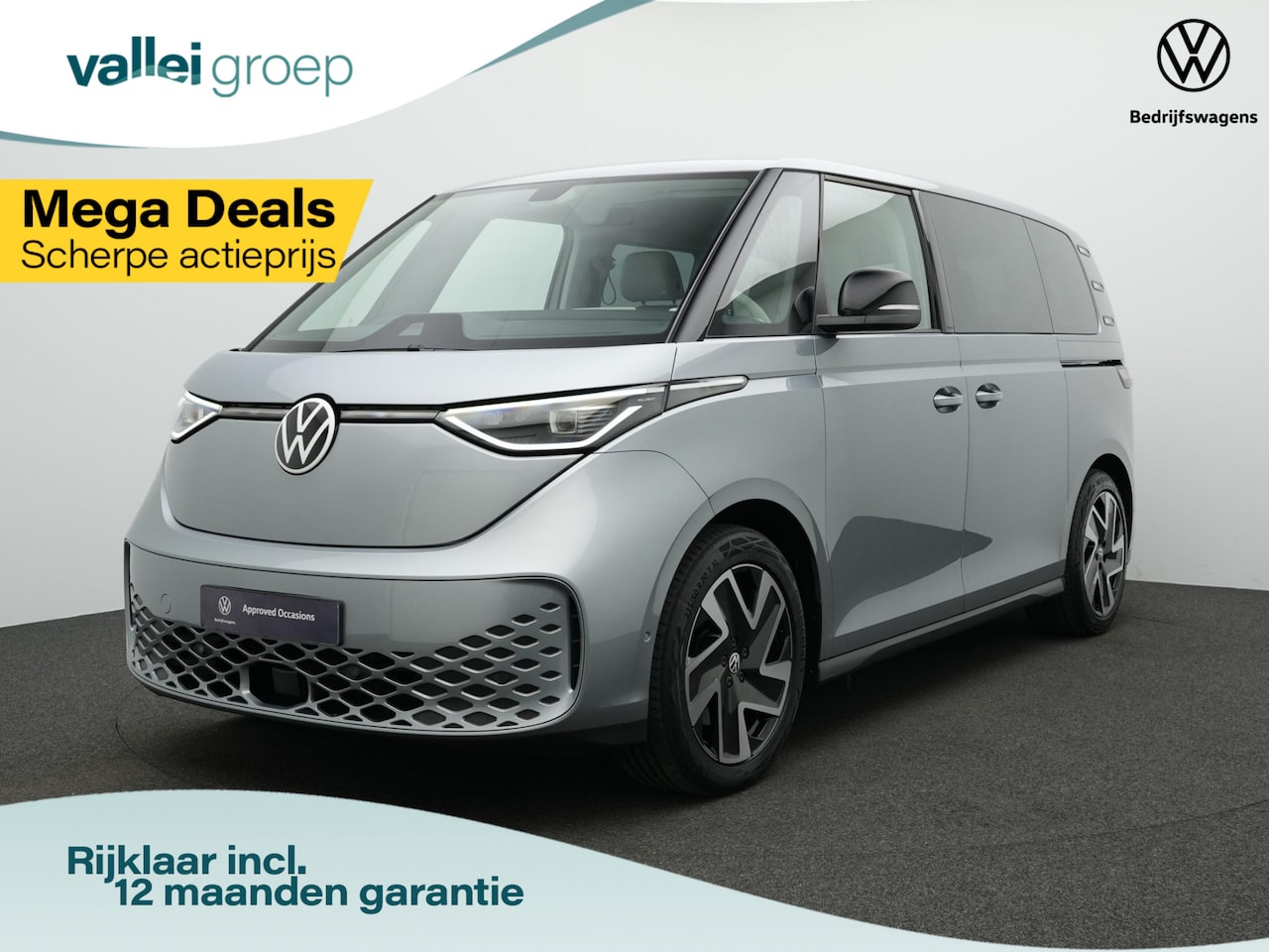 Volkswagen ID. Buzz - 1st 77kWh 204 pk | IQ Light | Stuur-/stoelverwarming | Achteruitrijcamera | Navigatie | Ad - AutoWereld.nl