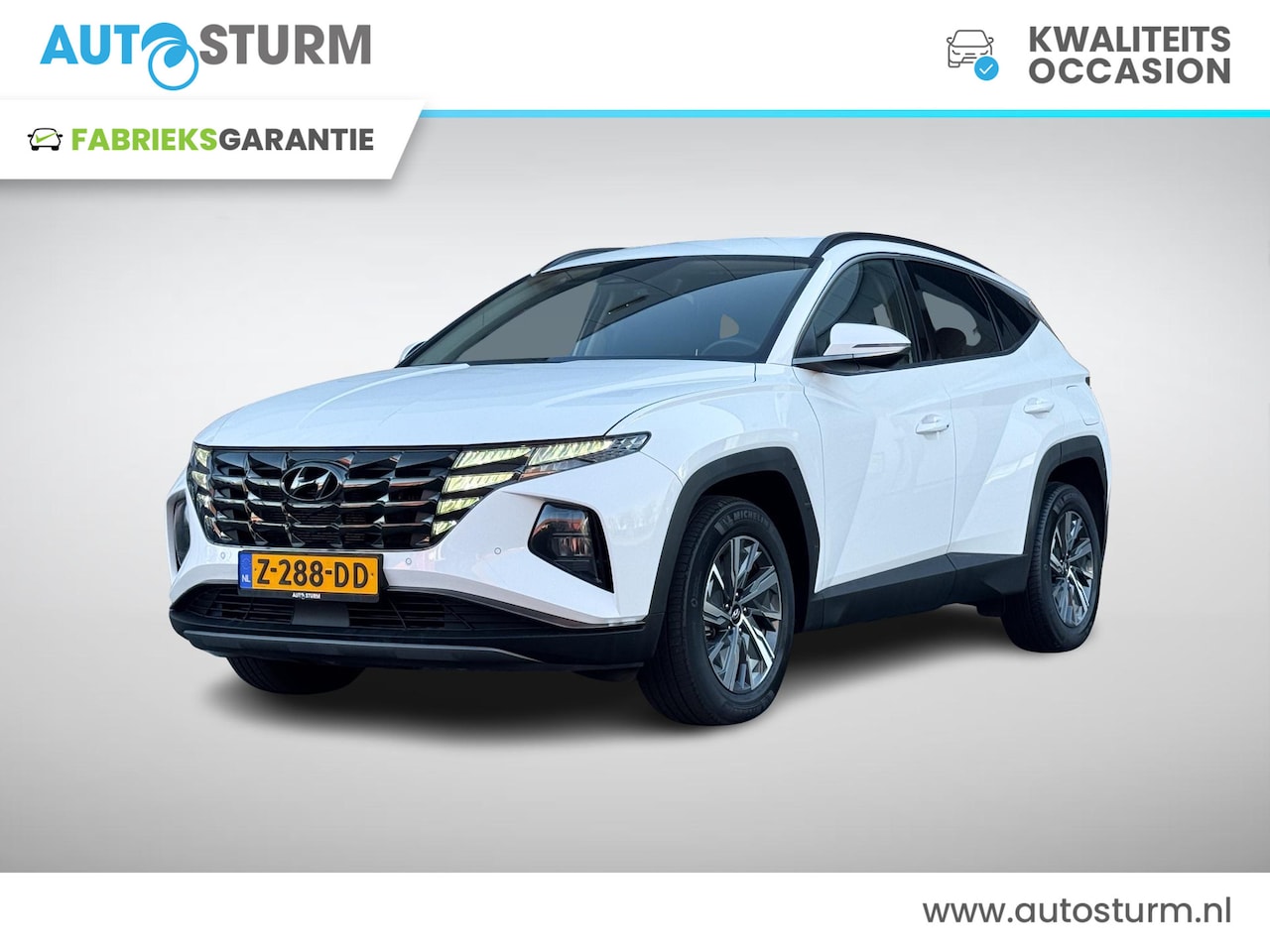 Hyundai Tucson - 1.6 T-GDI HEV Comfort Smart NL-Auto, 1650kg Trekgewicht! | Navigatie | Camera | Apple Carp - AutoWereld.nl