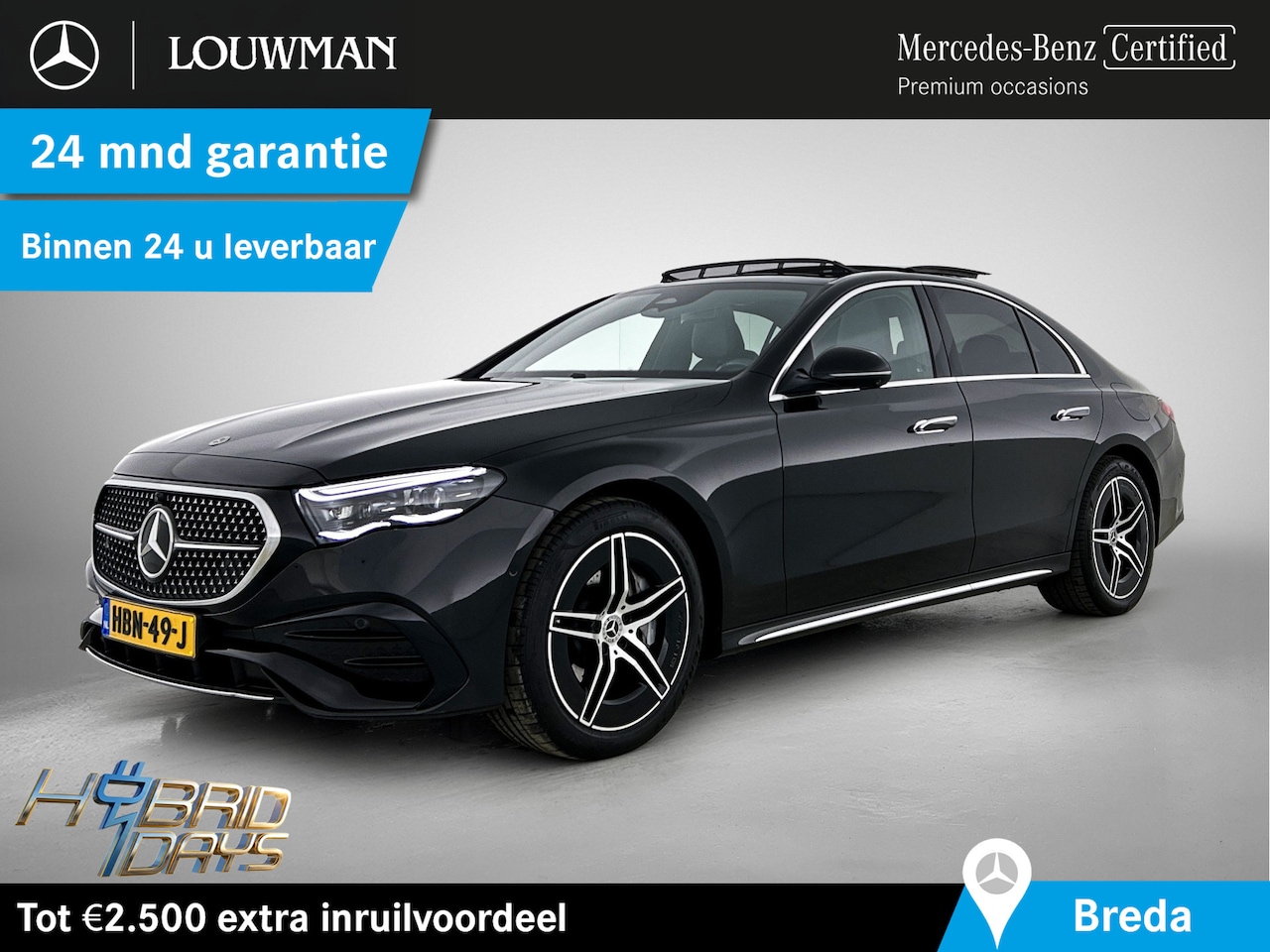 Mercedes-Benz E-klasse - 300 e AMG Plug-In Hybride AMG Line | Panoramadak | Widescreen Dashboard | Burmester® 4D su - AutoWereld.nl