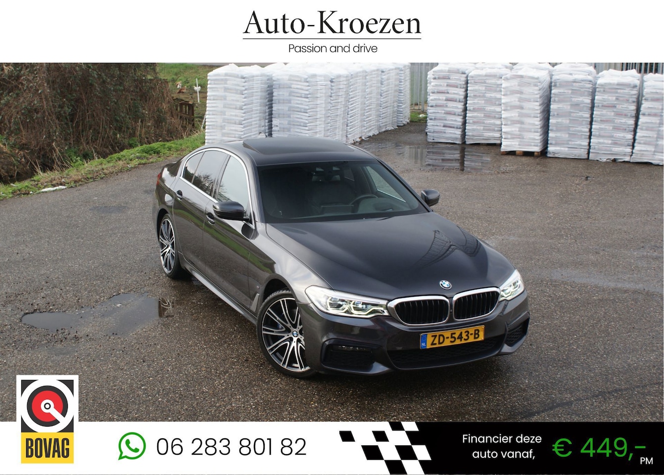 BMW 5-serie - 530e iPerformance High Executive Edition | M Pakket | Head Up | 360 Camera | - AutoWereld.nl
