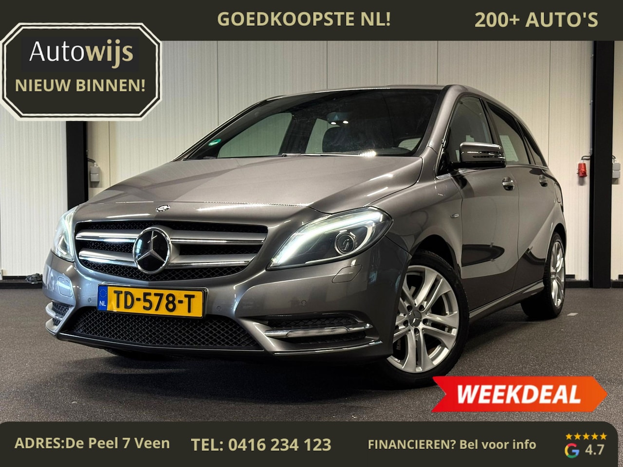 Mercedes-Benz B-klasse - 180 Ambition|TREKHAAK|XENON|NAVI|MEMORY - AutoWereld.nl