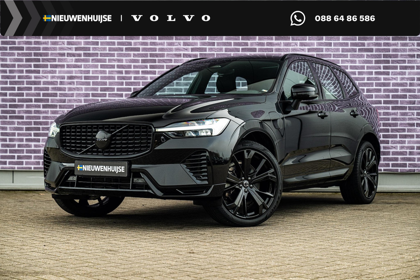 Volvo XC60 - 2.0 T6 Plug-in hybrid AWD Plus Black Edition | Adaptieve Cruise Control | Panoramadak | St - AutoWereld.nl