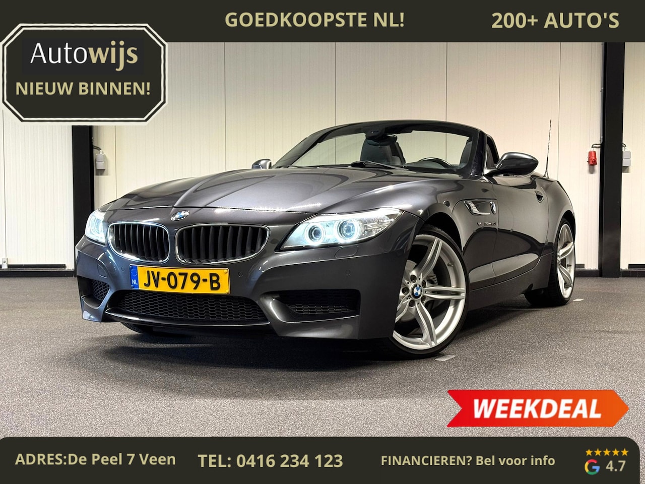 BMW Z4 Roadster - SDrive20i|NL AUTO|M-SPORT|LEDER|CAMERA|LED|GOED ONDERHOUDEN - AutoWereld.nl