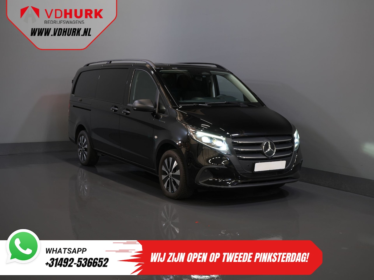 Mercedes-Benz eVito - L2 60 kWh 285 km WLTP Snellader/ LED/ Adapt.Cruise/ Stoelverw./ Carplay/ Camera/ PDC/ 17" - AutoWereld.nl