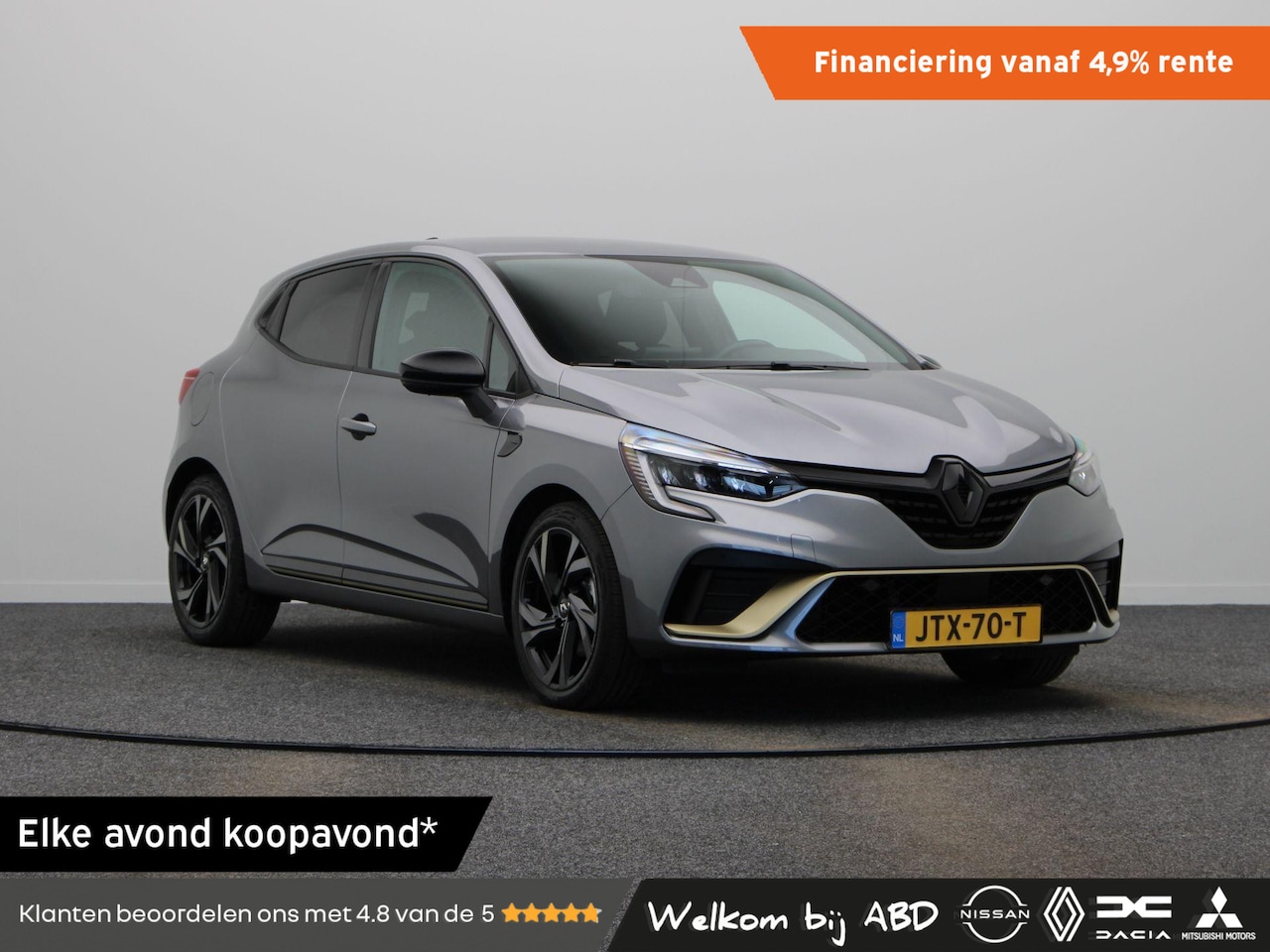 Renault Clio - E-Tech Hybrid 145pk E-Tech Engineered | 17" Lichtemetalen velgen | Climate Control | Parke - AutoWereld.nl